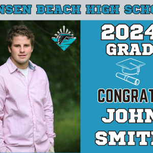 Jensen Beach High School graduation sign