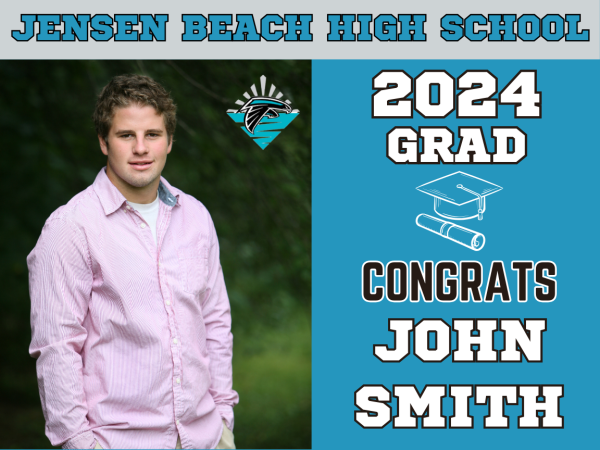 Jensen Beach High School graduation sign